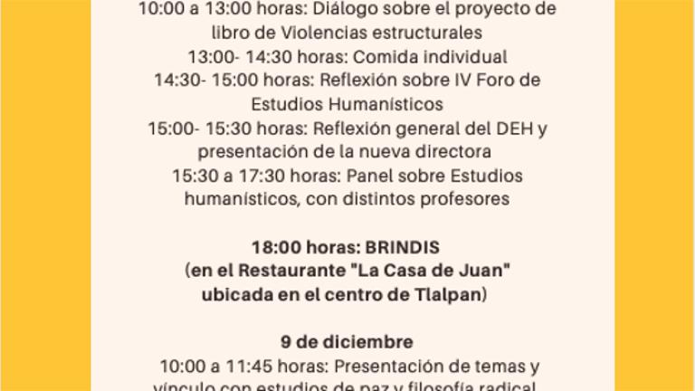 Jornada de Estudios Humanísticos