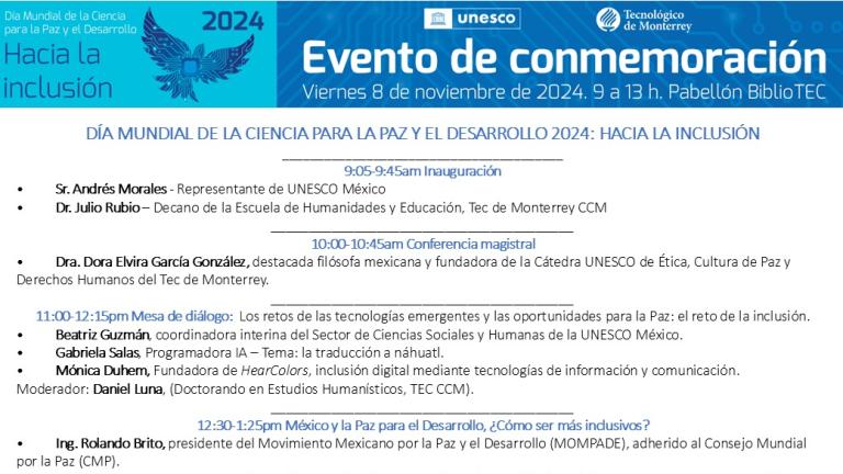 Evento de conmemoración