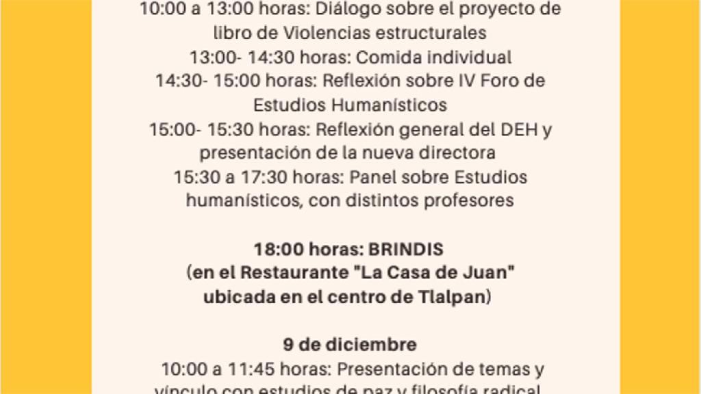 Jornada de Estudios Humanísticos