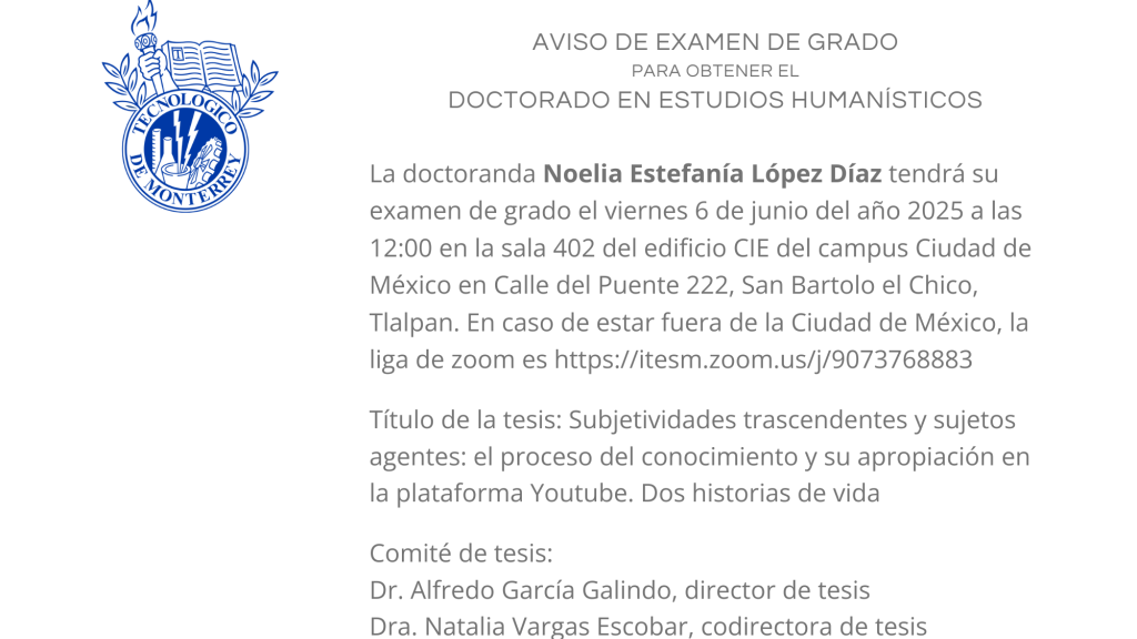 Examen de grado de Noelia Estefanía López Díaz